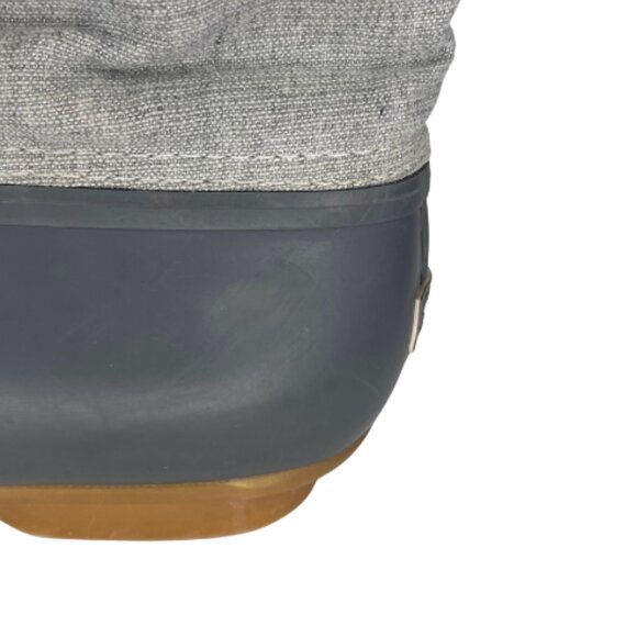 Sperry Womens Dark Grey Topsider Rubber Duck Wool Thinsulate Lace Up Boots Sz 11 - Picture 5 of 8